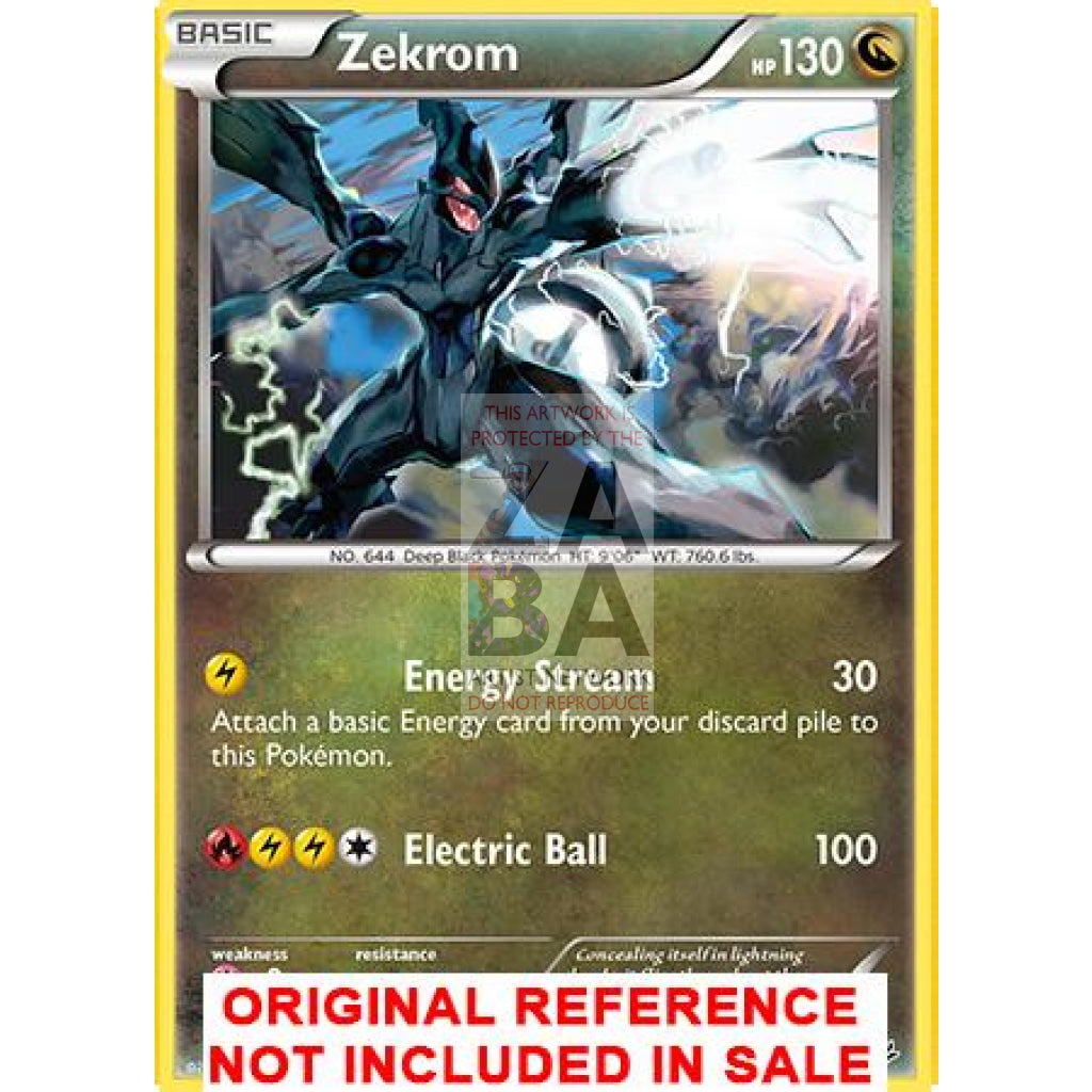 Zekrom 64/108 Roaring Skies Extended Art Custom Pokemon Card - ZabaTV