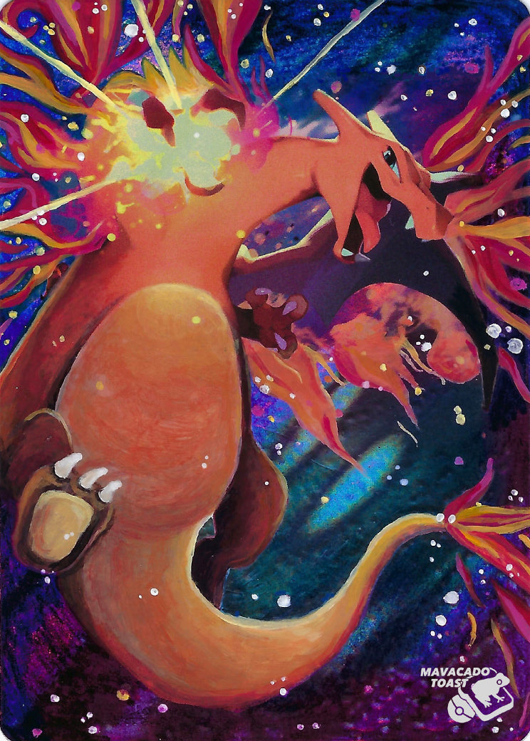 Shops Custom Charizard painting