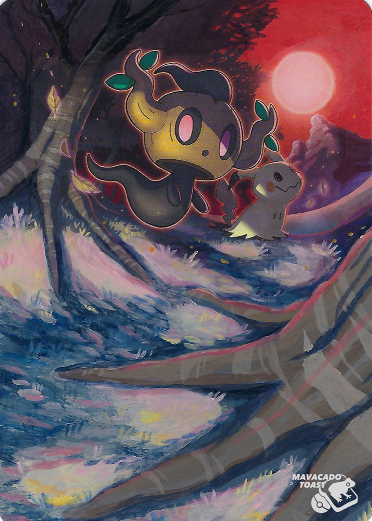Phantump 6/145 Guardians Rising Extended Art Custom Pokemon Card