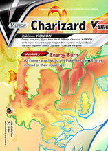 Rainbow Rare Charizard V-UNION (All 4 Parts or Together) Custom Pokemon Card