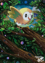 Rowlet SM153 Sun & Moon Promo Extended Art Custom Pokemon Card
