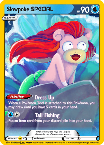 Slowpoke SPECIAL Custom Pokemon Card
