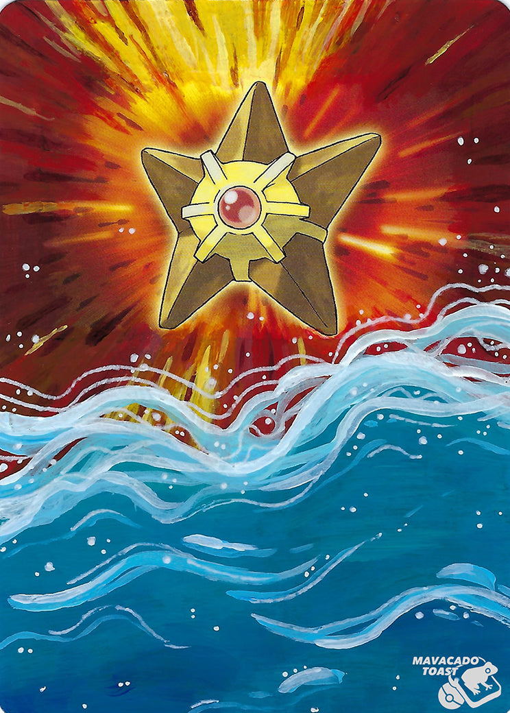 Staryu 28/181 Team Up Extended Art Custom Pokemon Card - ZabaTV