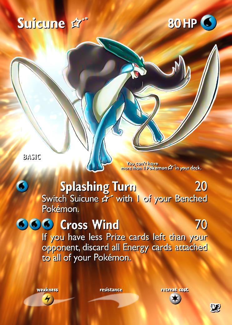 Suicune Star 115/115 Unseen Forces Extended Art Custom Pokemon Card - ZabaTV