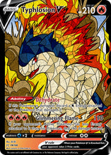 Typhlosion V (Stained-Glass) Custom Pokemon Card