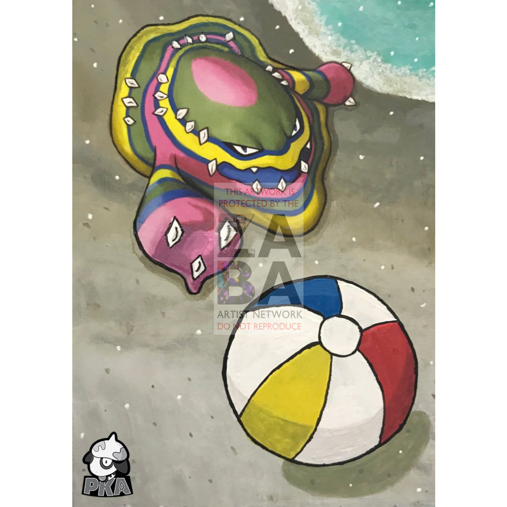 Alolan Muk 84/191 Team Up Extended Art Custom Pokemon Card - ZabaTV