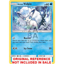 Alolan Vulpix 21/145 Guardians Rising Extended Art Custom Pokemon Card