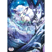 Alolan Vulpix 21/145 Guardians Rising Extended Art Custom Pokemon Card Version 1 / Silver Foil