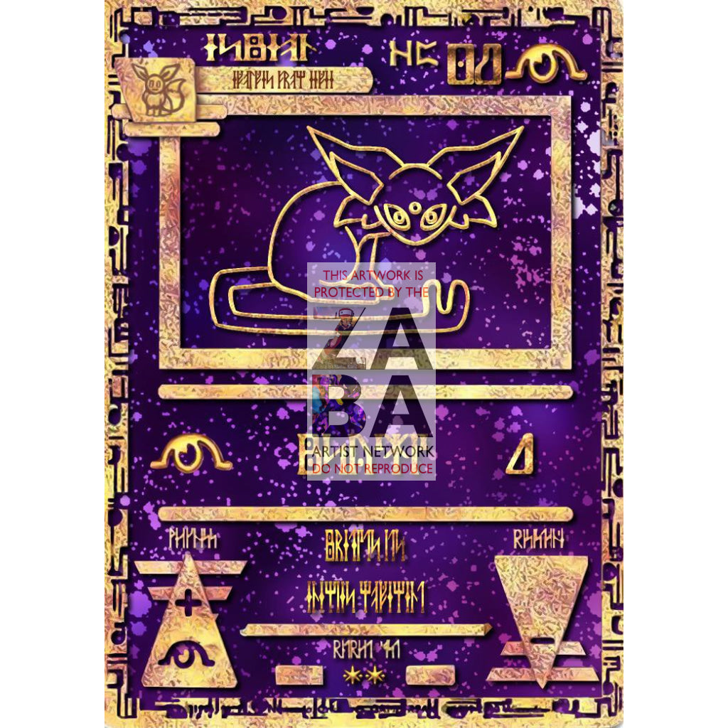 Ancient Espeon Custom Pokemon Card - ZabaTV