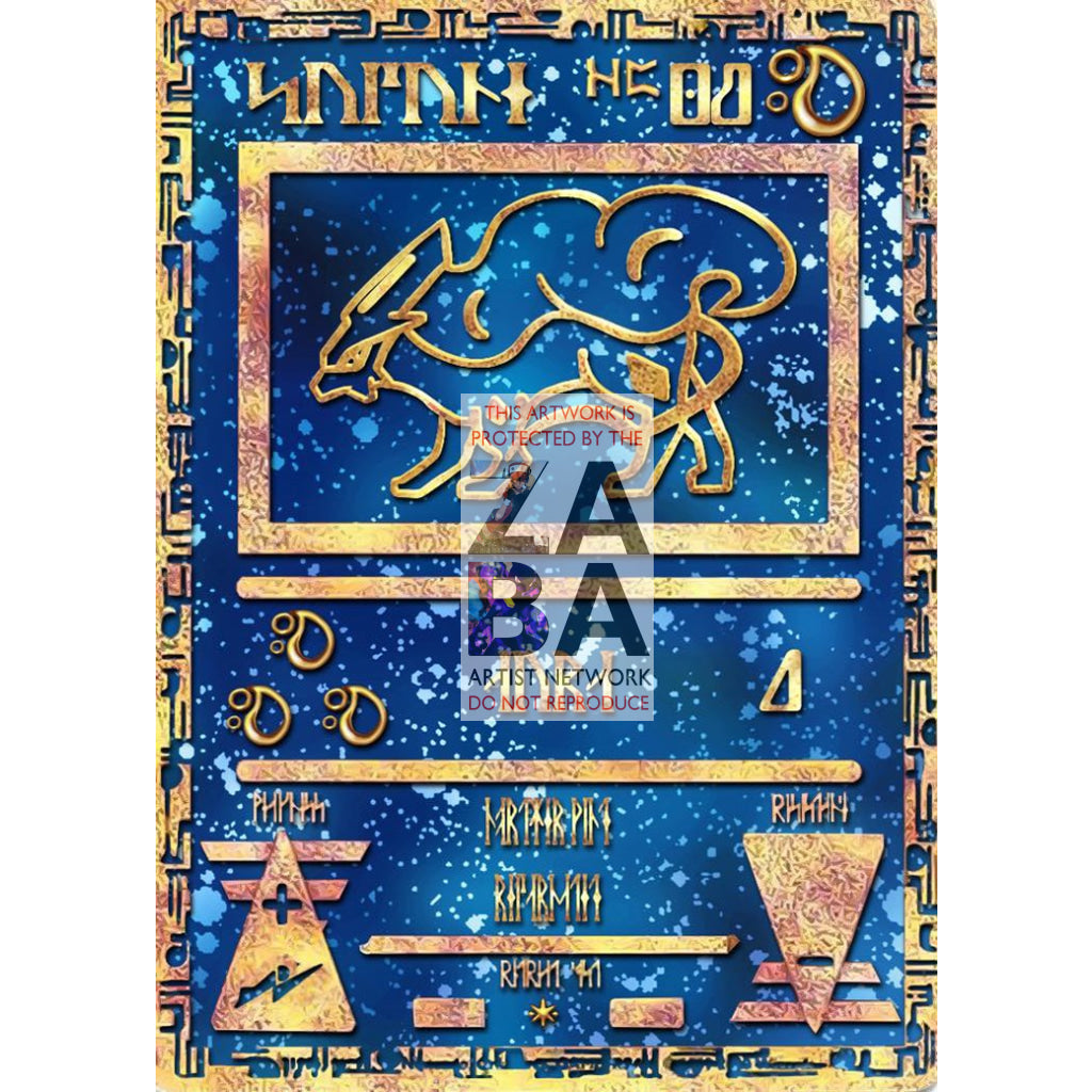 Ancient Suicune Custom Pokemon Card - ZabaTV