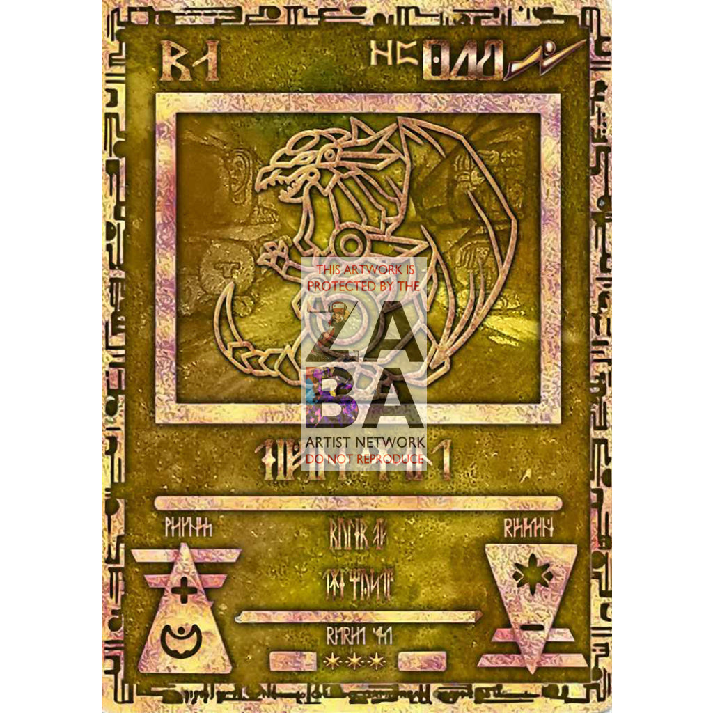 Ancient Winged Dragon of Ra Custom Pokemon Card - ZabaTV