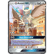 Anowl Gx (Noctowl + Ana) Custom Overwatch Pokemon Card Silver Foil