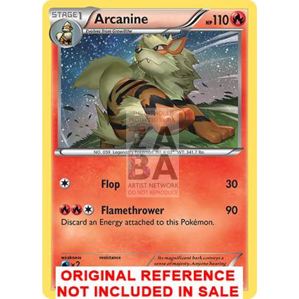 Arcanine 11/122 BREAKpoint Extended Art Custom Pokemon Card - ZabaTV