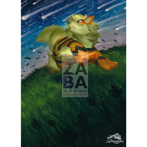 Arcanine 11/122 Xy Breakpoint Extended Art Custom Pokemon Card Textless Silver Holographic