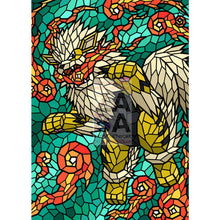 Arcanine V Stained-Glass Custom Pokemon Card