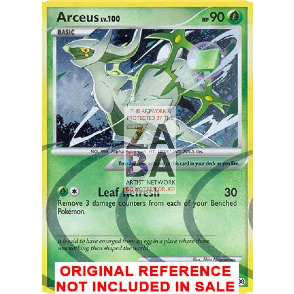 Arceus AR2 Platinum Arceus Extended Art Custom Pokemon Card - ZabaTV