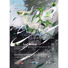 Arceus Ar2 Platinum Extended Art Custom Pokemon Card With Text / Silver Foil