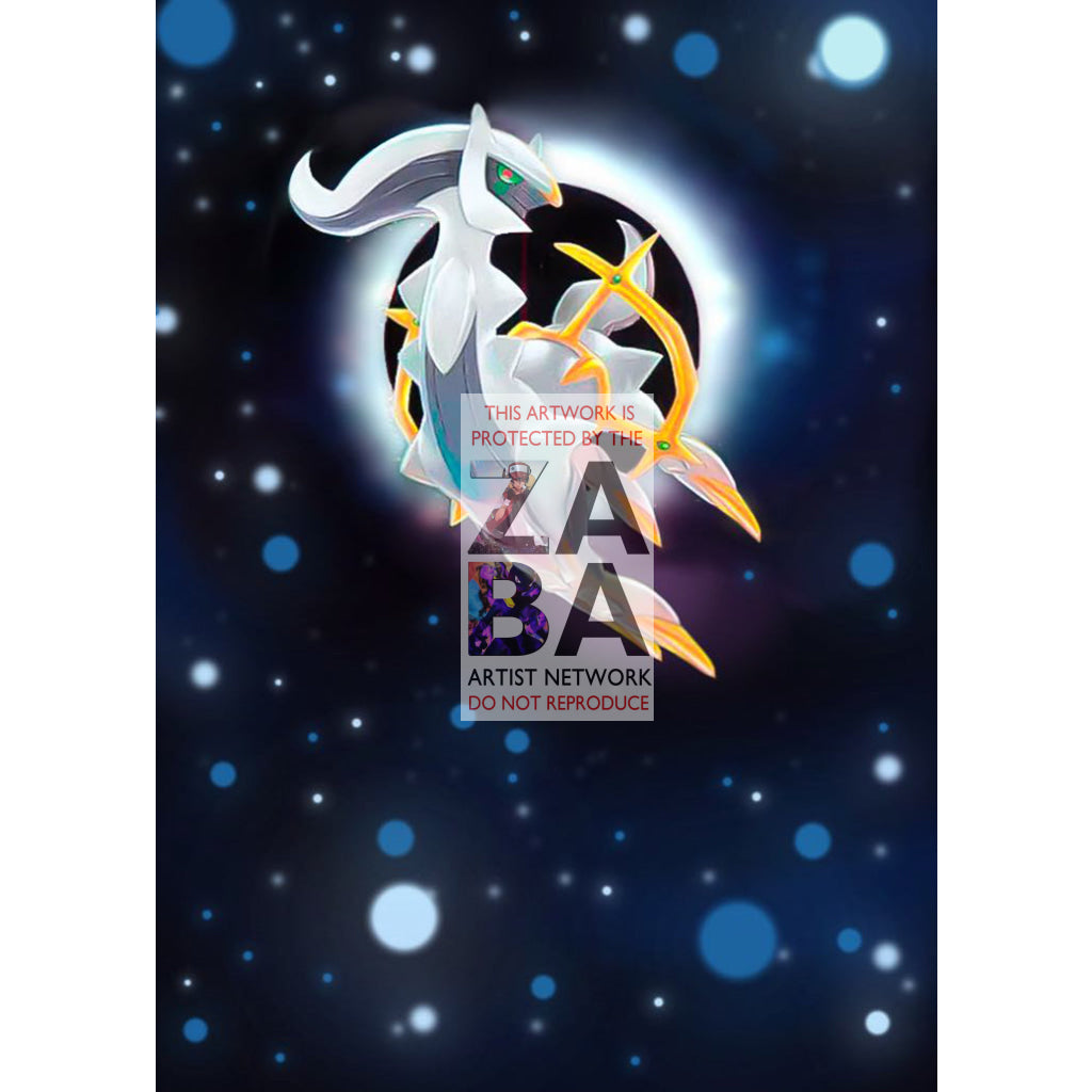 Arceus AR5 Platinum Arceus Extended Art Custom Pokemon Card - ZabaTV