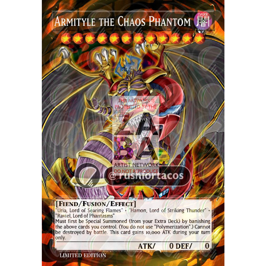 Armityle The Chaos Phantom Full Art ORICA- Custom Yu-Gi-Oh! Card - ZabaTV