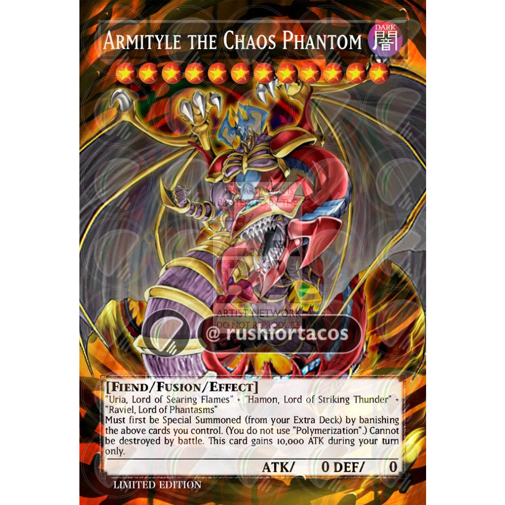 Armityle The Chaos Phantom Full Art Orica- Custom Yu-Gi-Oh! Card