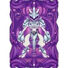 Armored Mewtwo Special Custom Pokemon Card Textless / Silver Foil