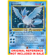 Articuno 2/62 Fossil Extended Art Custom Pokemon Card