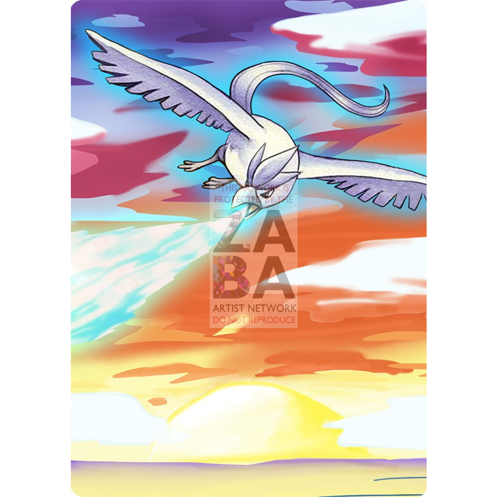 Articuno V Custom Pokemon Card Textless Silver Foil
