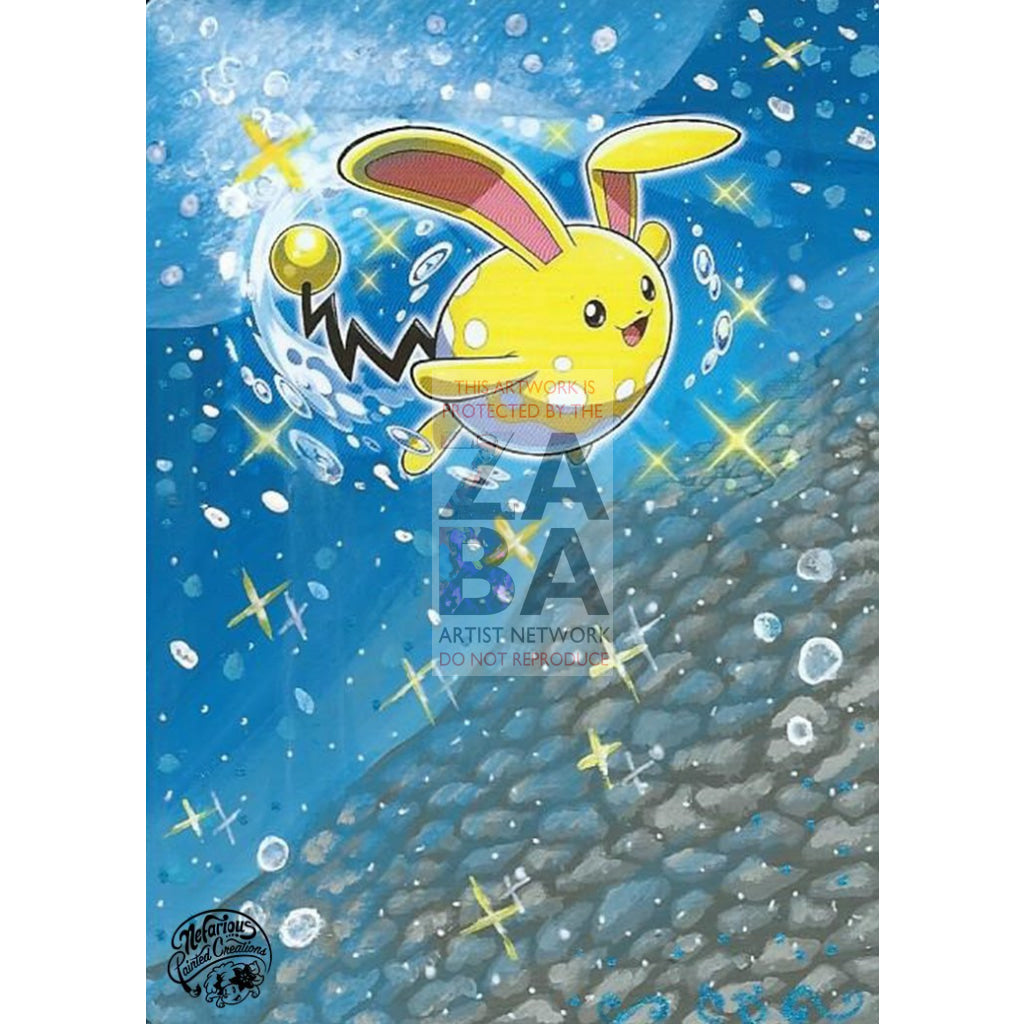 Azumarill 77/114 Steam Siege Extended Art Custom Pokemon Card - ZabaTV