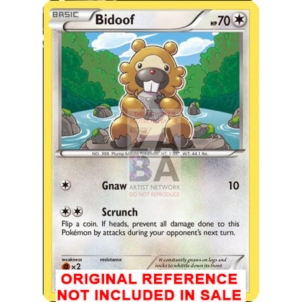 Bidoof 116/160 Primal Clash Extended Art Custom Pokemon Card - ZabaTV