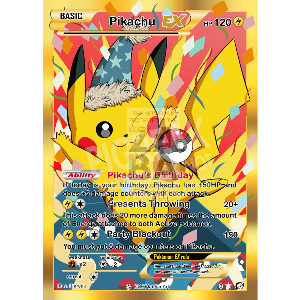 Pokemon Birthday Pikachu newest Promo