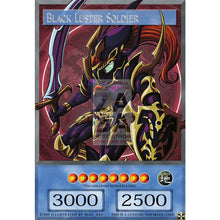 Black Luster Soldier Full Art Orica - Custom Yu-Gi-Oh! Card No Effect Box Silver Foil