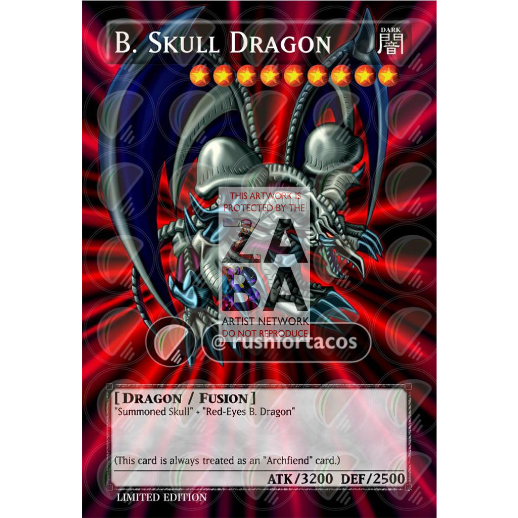 Yugioh cards b skull dragon limited outlet edition