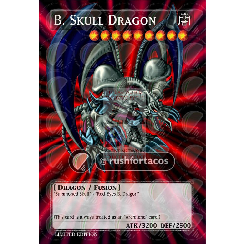 Black Skull Dragon Full Art ORICA - Custom Yu-Gi-Oh! Card - ZabaTV