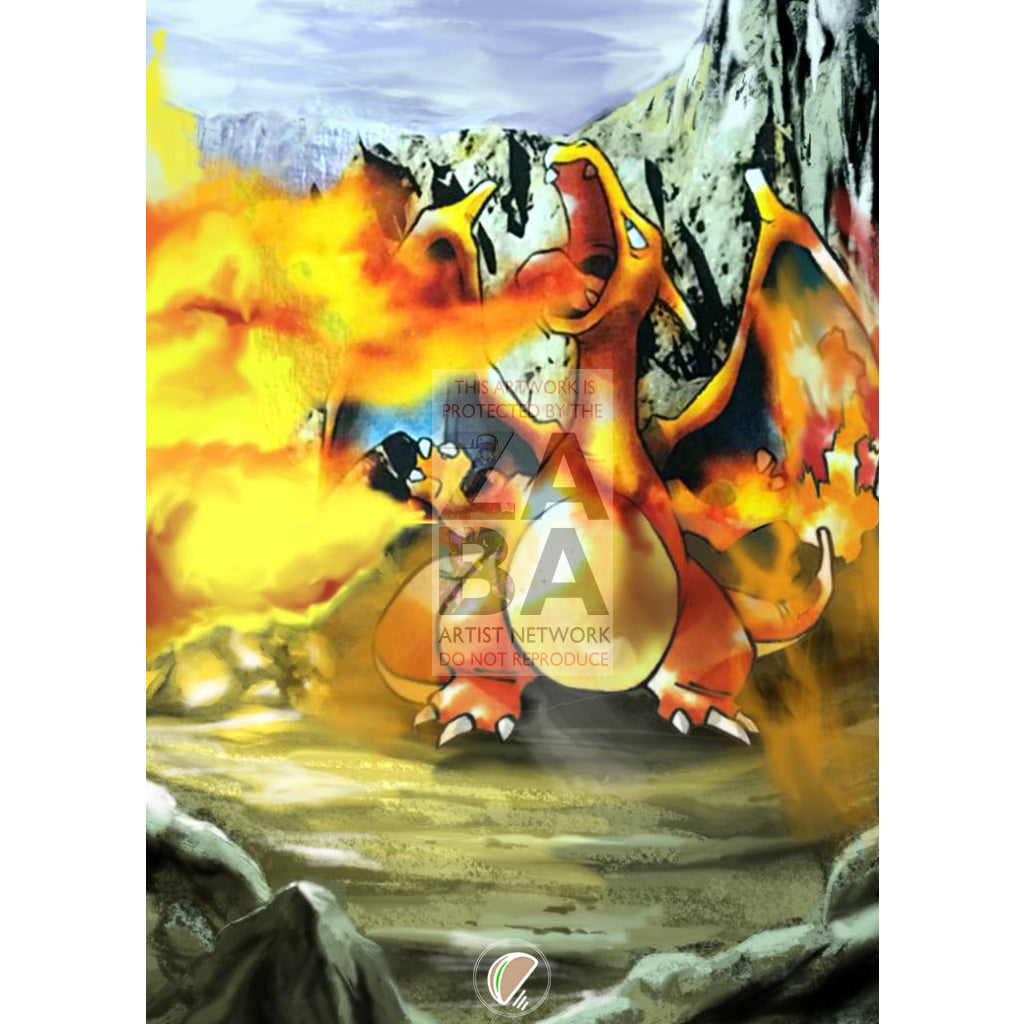 Blaine's Charizard 2/132 Gym Challenge Extended Art Custom Pokemon Card - ZabaTV