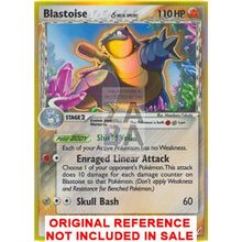 Blastoise (Delta Species) 2/100 Crystal Guardians Extended Art Custom Pokemon Card