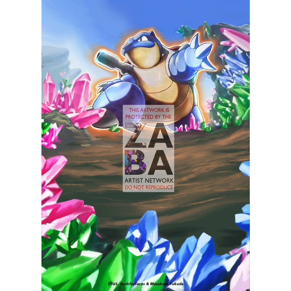 Blastoise (Delta Species) 2/100 Crystal Guardians Extended Art Custom Pokemon Card - ZabaTV