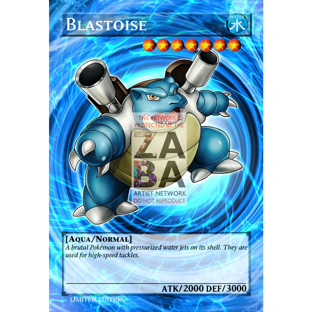 Blastoise Full Art ORICA - Custom Yu-Gi-Oh! Card - ZabaTV