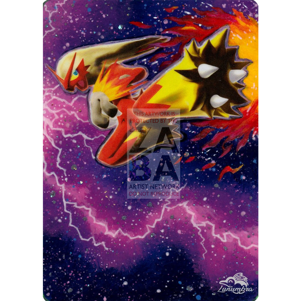 Blaziken FB LV.X 142/147 Supreme Victors Extended Art Custom Pokemon Card - ZabaTV
