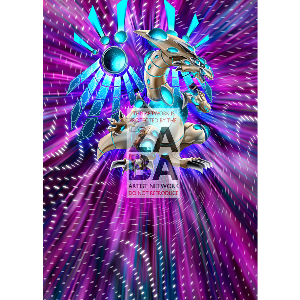 Booster Box Dragon 7/167 Base Set Extended Art Custom Nostalgix Card Textless / Star Holographic