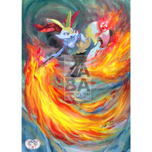 Braixen 26/162 Breakthrough Extended Art Custom Pokemon Card Silver Foil
