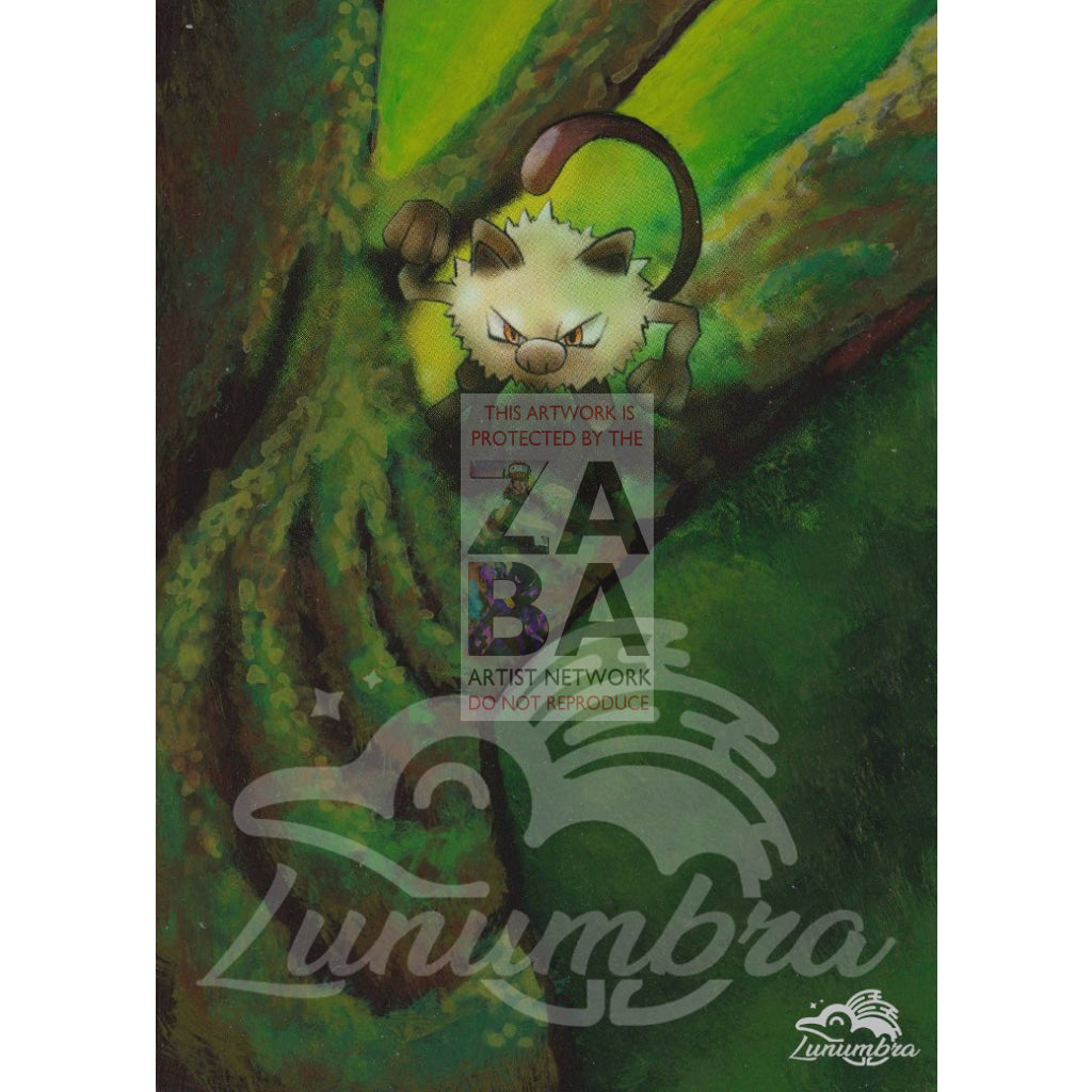 Brock's Mankey 67/132 Gym Heroes Extended Art Custom Pokemon Card - ZabaTV