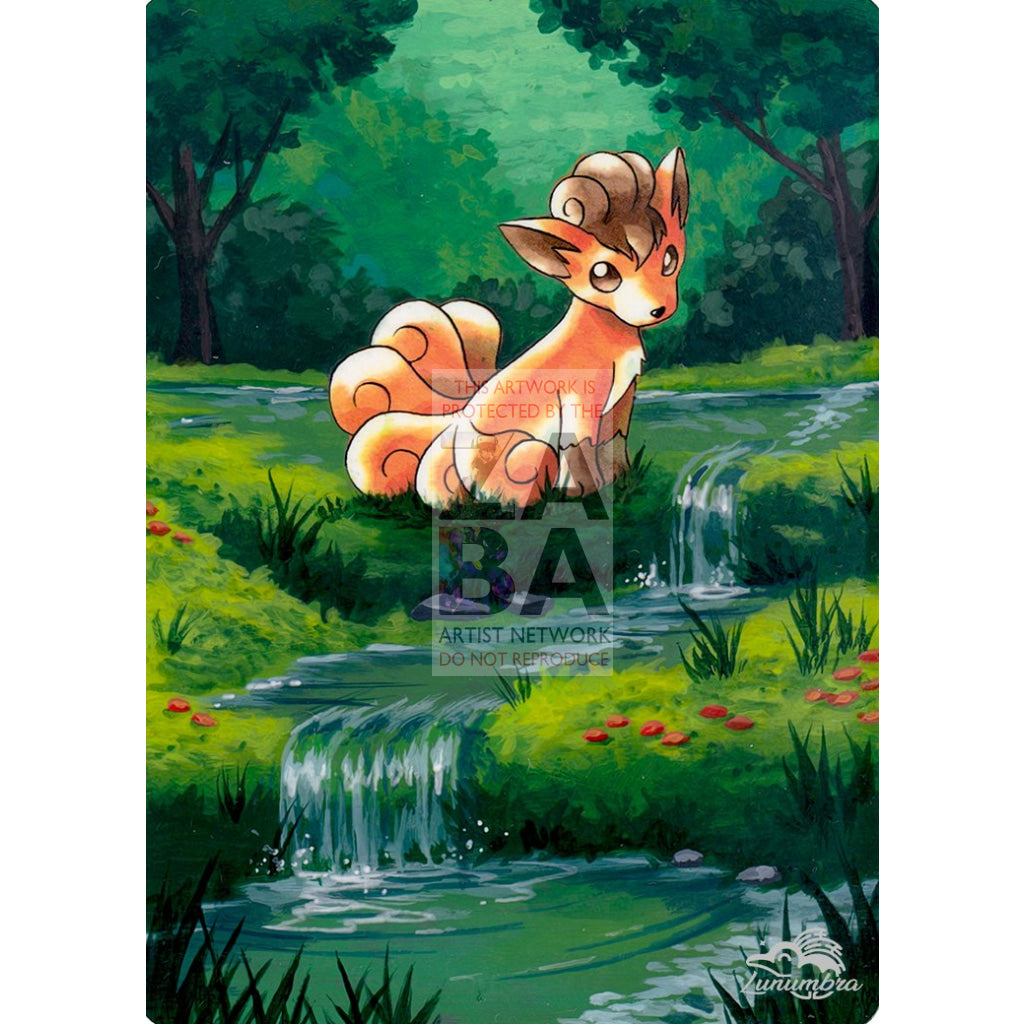 Brock's Vulpix 73/132 Gym Heroes Extended Art Custom Pokemon Card - ZabaTV