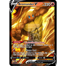 Bromander V Custom Pokemon Card Standard / Silver Foil