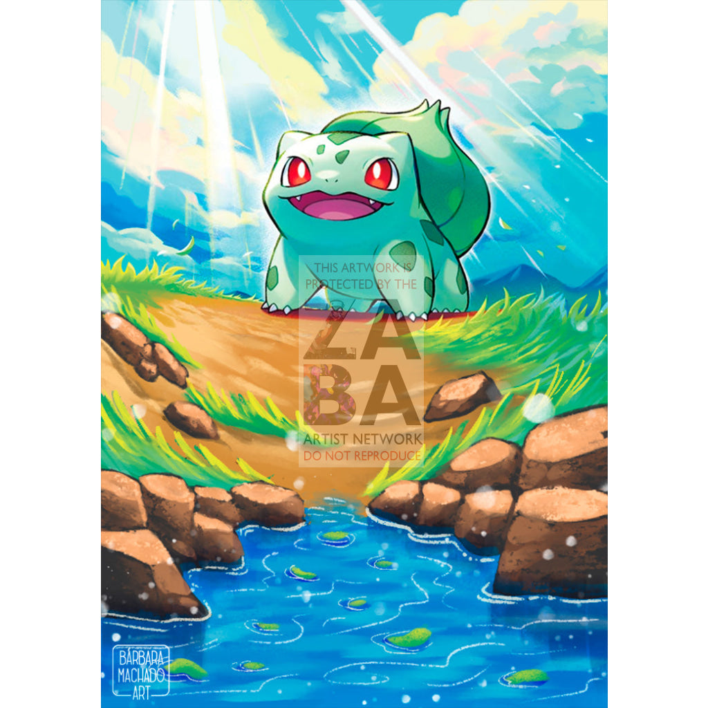 Bulbasaur 001/165 151 Extended Art Custom Pokemon Card | ZabaTV