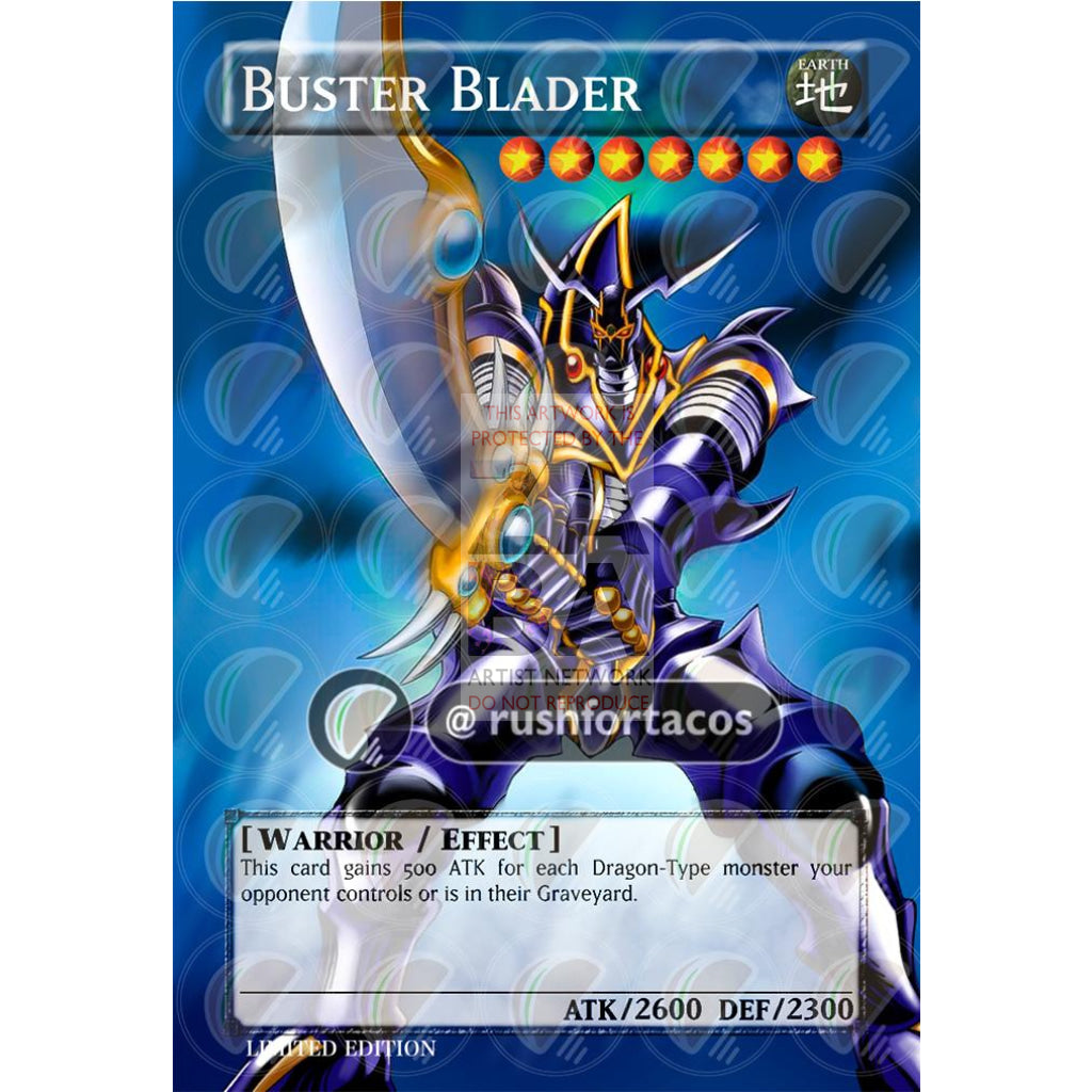 Buster Blader Full Art ORICA - Custom Yu-Gi-Oh! Card - ZabaTV