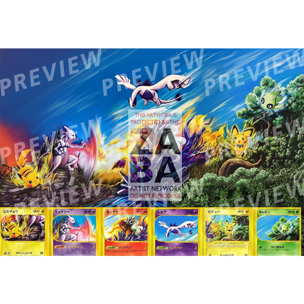 Celebi Japanese Happy Adventure Rally 2002 Promo 42 Extended Art Custom Pokemon Card - ZabaTV