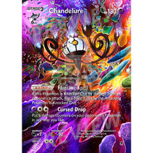 Chandelure 43/119 Phantom Forces Extended Art Custom Pokemon Card Silver Holographic