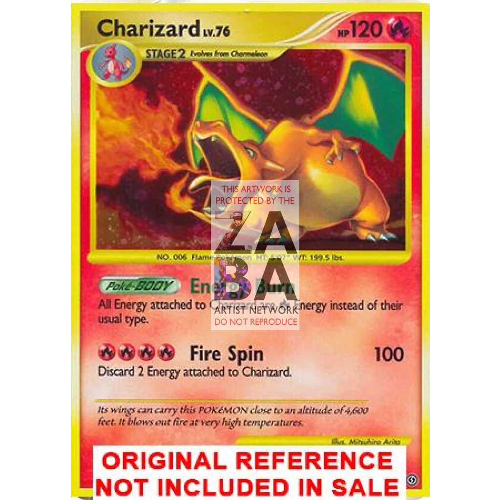 Charizard 103/100 Stormfront Extended Art Custom Pokemon Card - ZabaTV