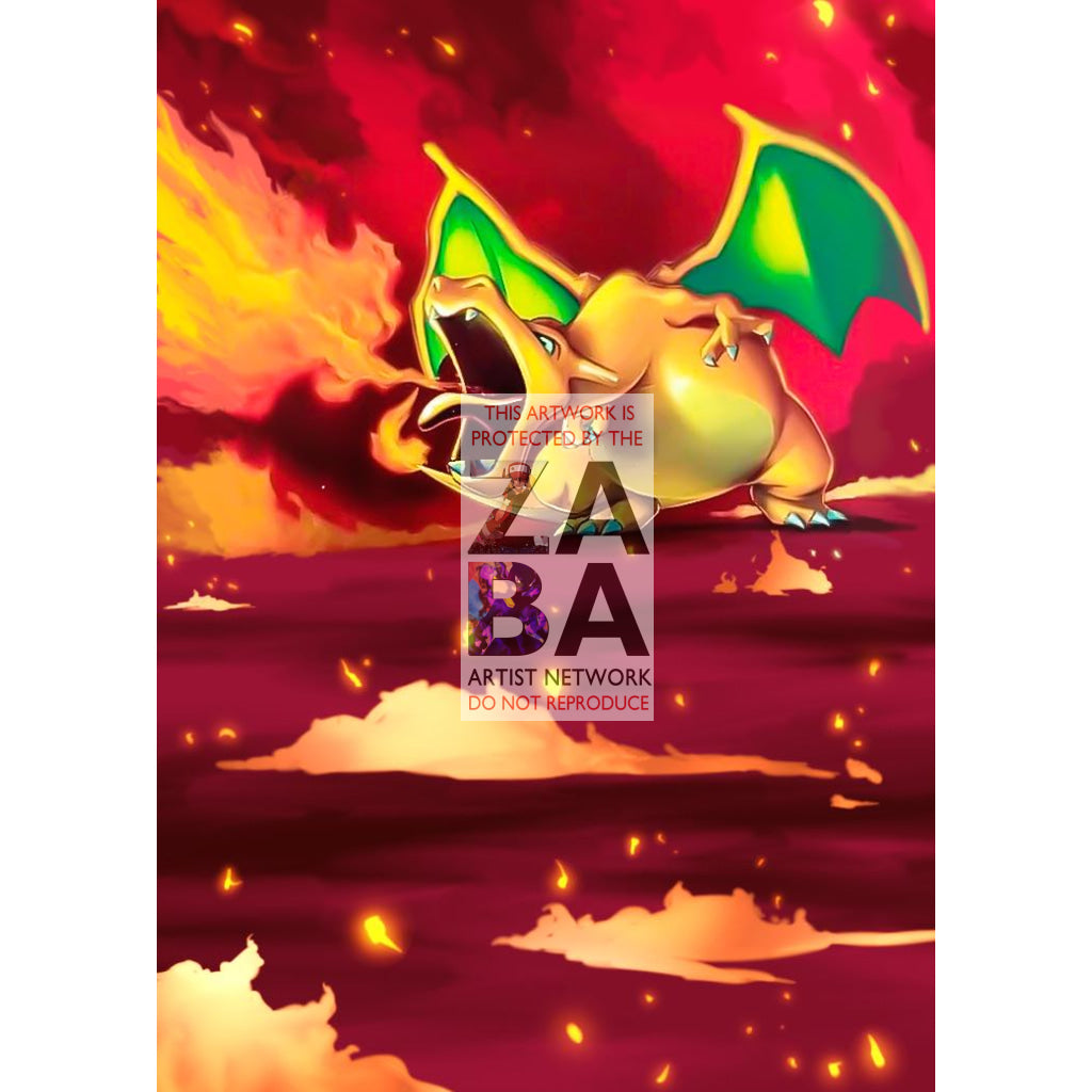 Charizard 103/100 Stormfront Extended Art Custom Pokemon Card - ZabaTV