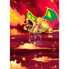 Charizard 103/100 Stormfront Extended Art Custom Pokemon Card Silver Foil / Textless